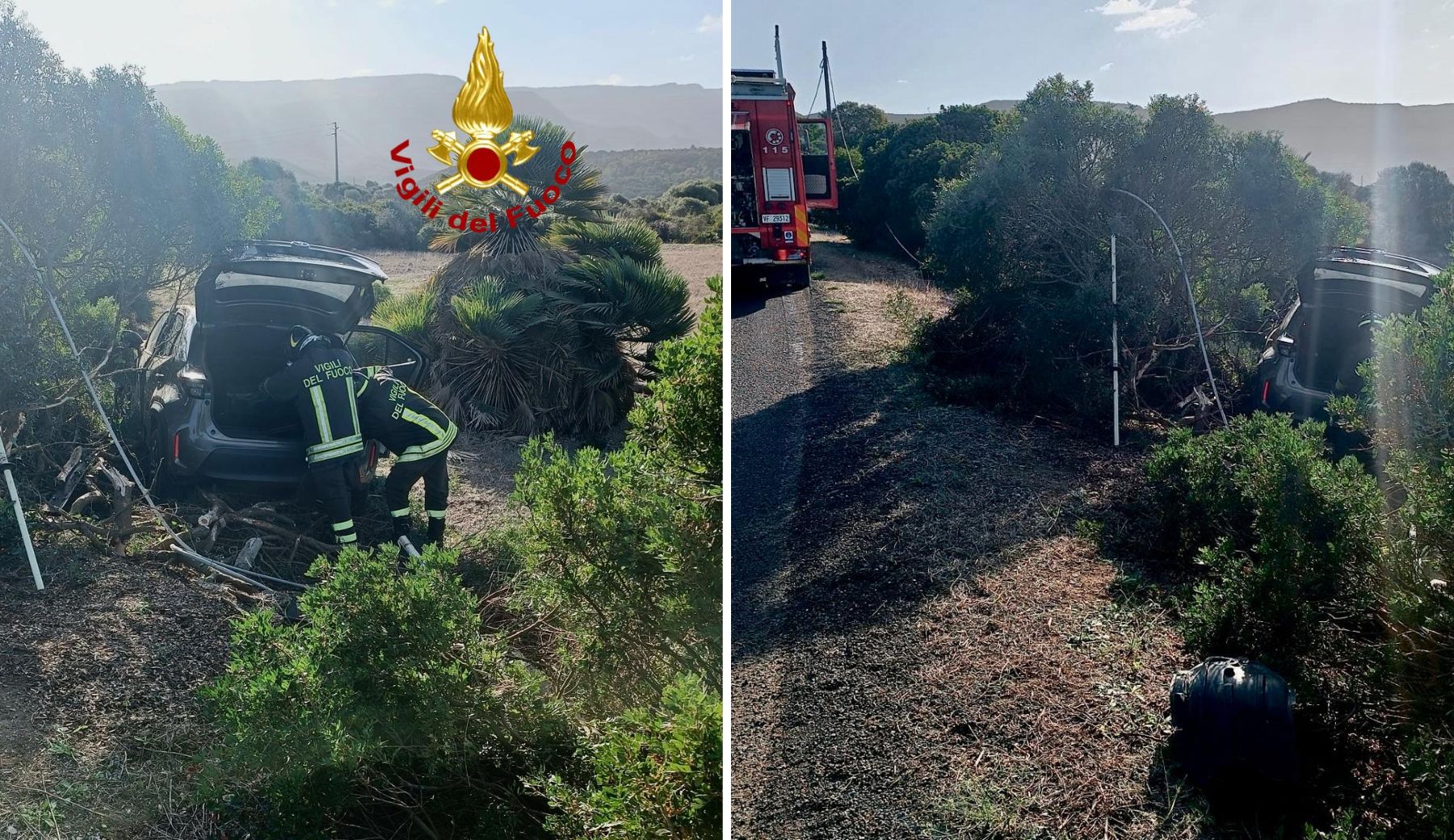 Brutto incidente sulla Alghero-Bosa, il conducente salvo per miracolo