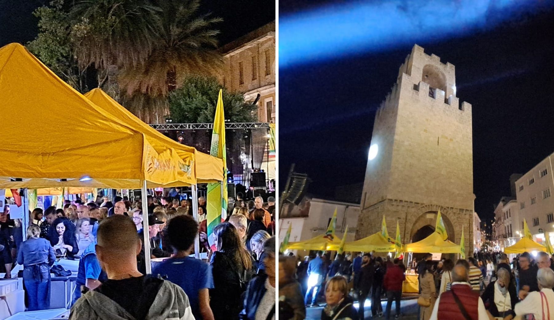 Successo per Carni alla Brace in Piazza alle Notti Gialle di Oristano