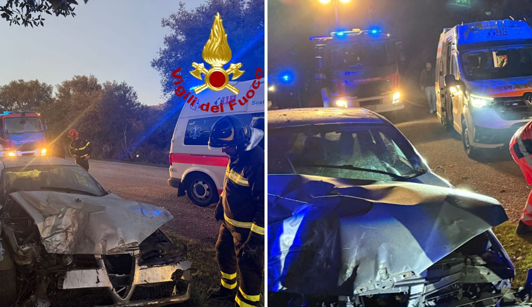 Violento incidente sulla strada provinciale 22, tra i feriti due minorenni