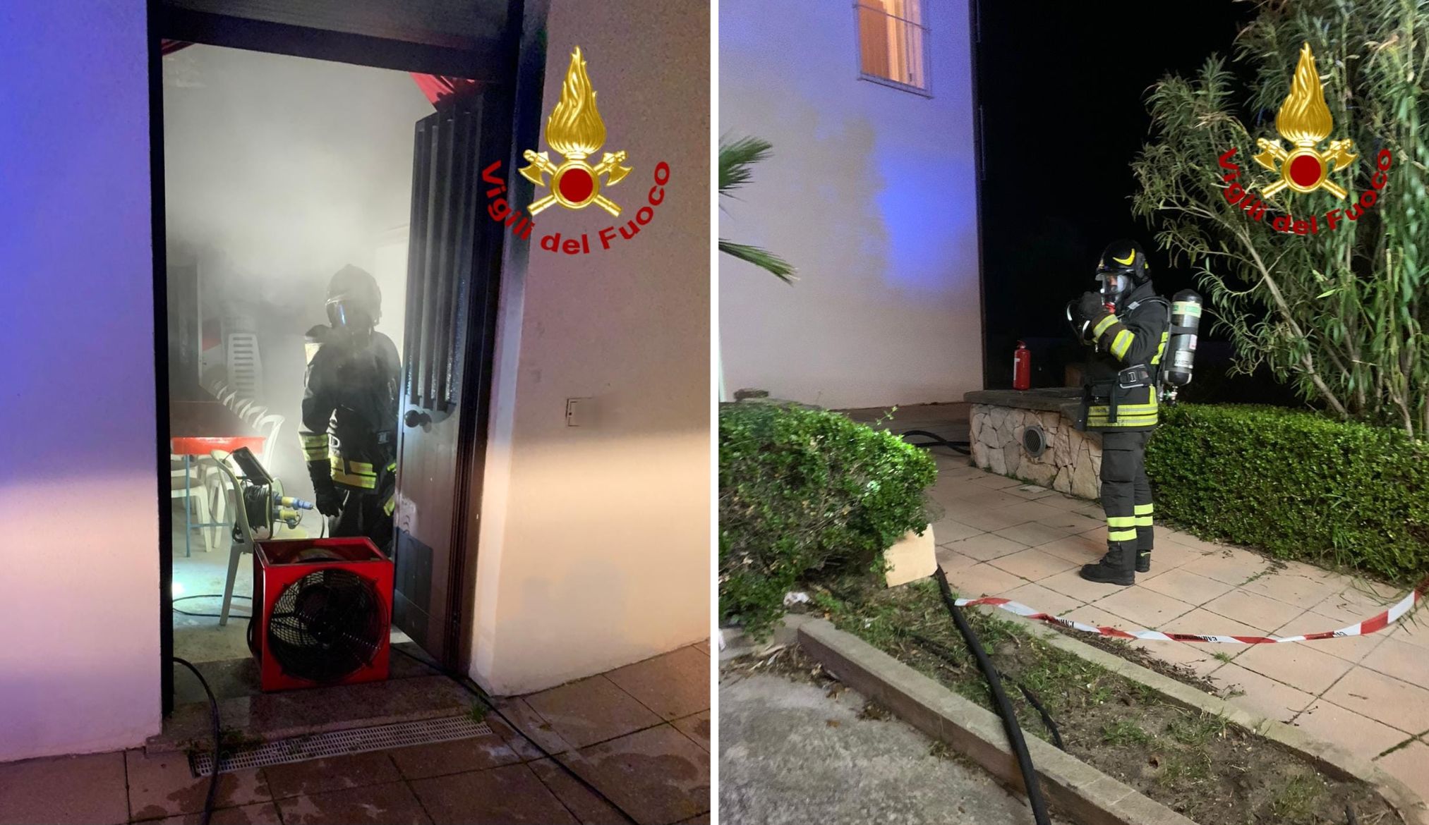 Scoppia un incendio sotto la chiesa di Valledoria, scatta l'allarme