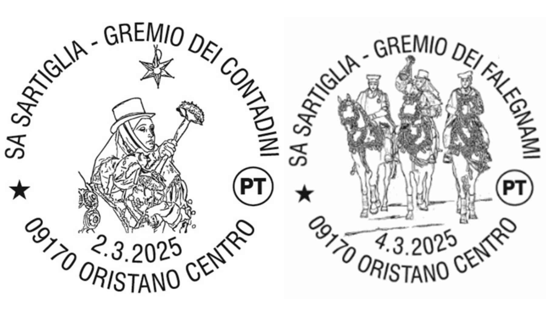 Sa Sartiglia 2025, annulli filatelici speciali per l’evento