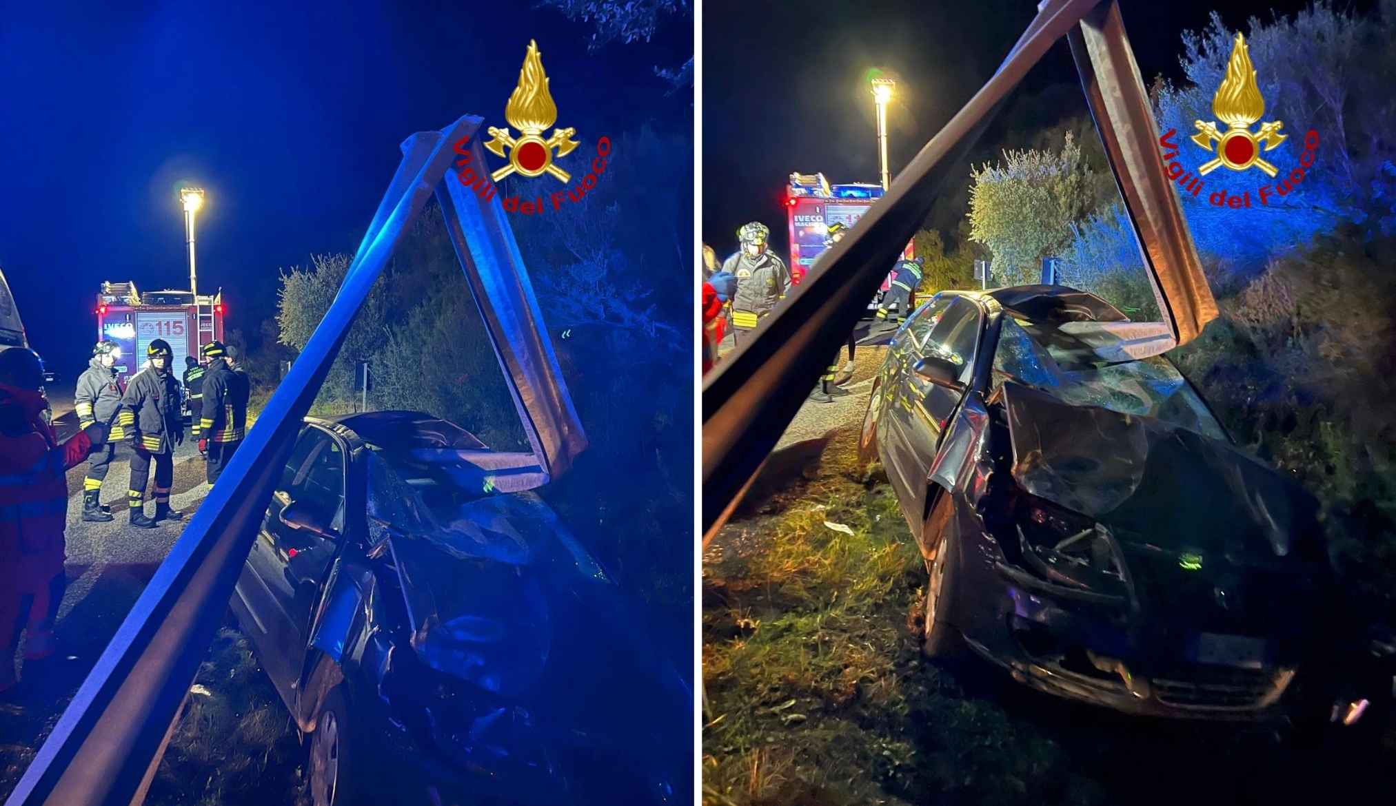 Violento incidente sulla strada provinciale 4, un ferito grave