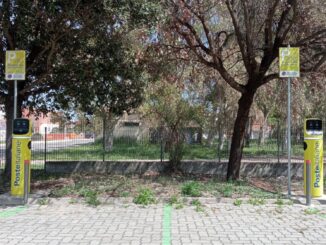 Colonnine di ricarica elettrica di Poste Italiane installate a Santa Giusta