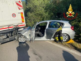 Brutto incidente sulla strada statale 127 bis, due feriti