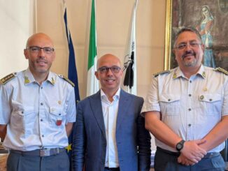 Il sindaco di Oristano accoglie il nuovo comandante della Guardia di Finanza