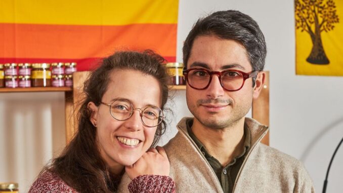 Francesca Bina e Emanuele Pinna Massa, azienda Nostos Oristano