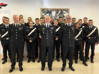 Oristano è sempre più sicura, arrivano 18 nuovi carabinieri