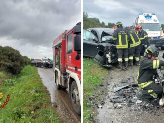 Incidente stradale ad Abbasanta