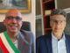Massimiliano Sanna sindaco di Oristano e Andrea Abis sindaco di Cabras