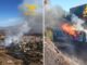 Incendio a Macomer