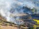 Incendio nelle campagne di Terralba, interviene anche l’elicottero