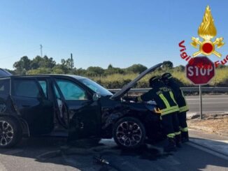 Incidente a San Vero Milis, due auto si scontrano all’incrocio
