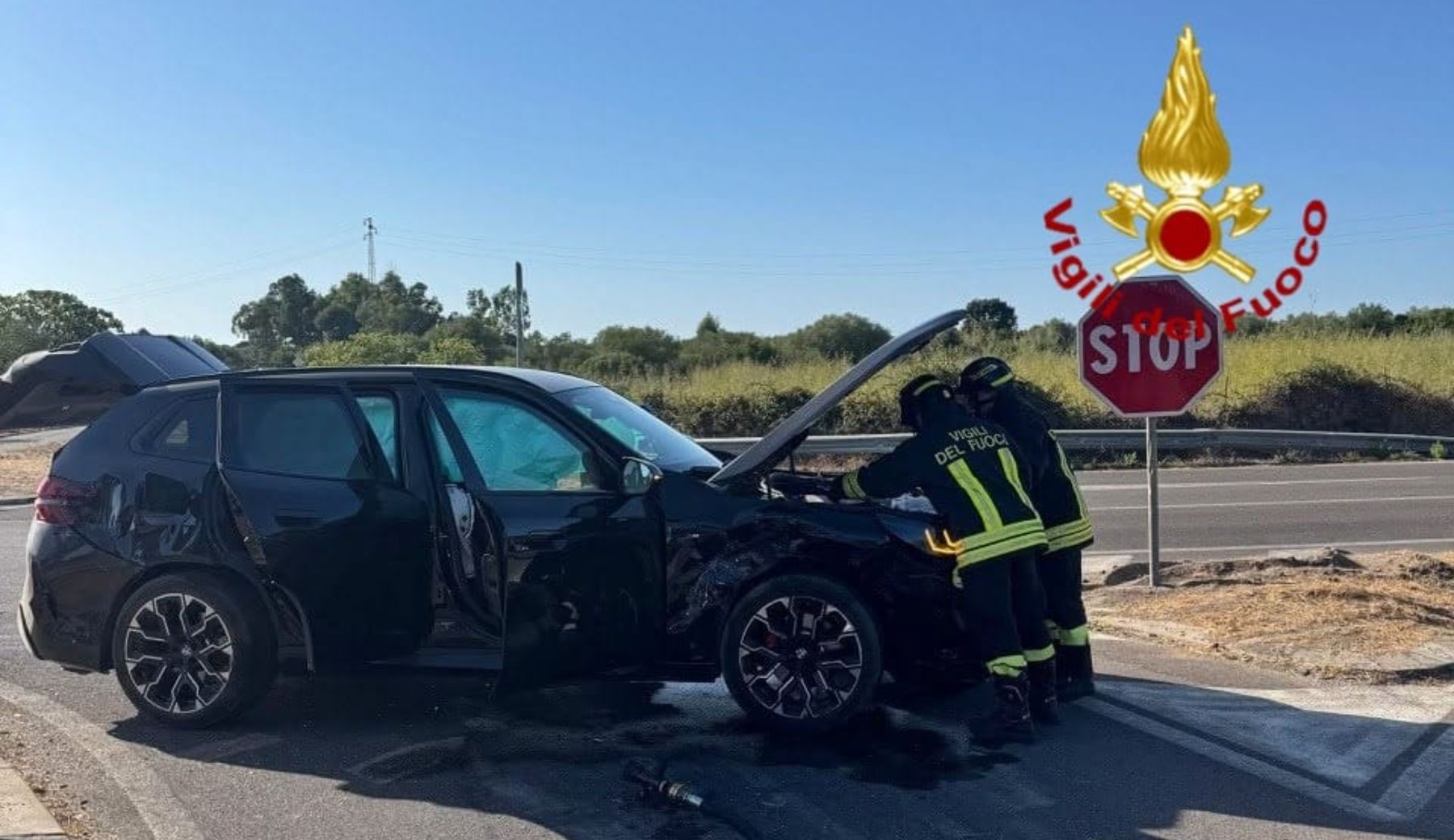 Incidente a San Vero Milis, due auto si scontrano all’incrocio