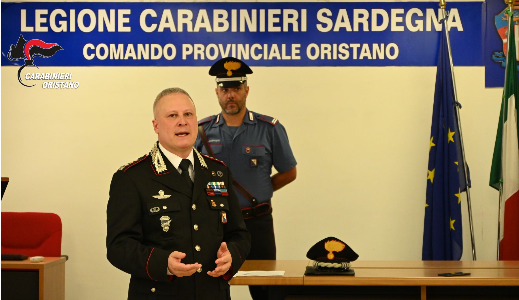 Steven Chenet, Comando provinciale Carabinieri Oristano